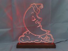 Lampelinos moon Kids Lamp with LED Lights