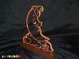 Lampelinos moon Kids Lamp with LED Lights