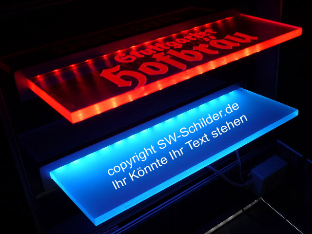 LED shelves engraved logo advertising technique special design