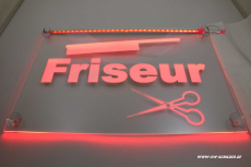 LED Business Plaque For Hairdresser