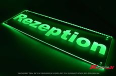 LED lighting sign Rezeption