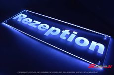 LED lighting sign Rezeption