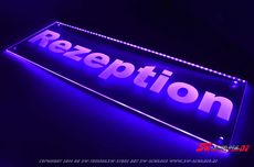 LED lighting sign Rezeption