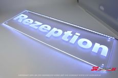 LED lighting sign Rezeption
