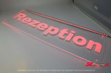 LED lighting sign Rezeption