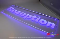 LED lighting sign Rezeption