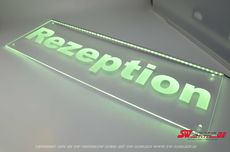 LED lighting sign Rezeption