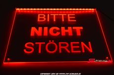 LED lighting sign DO NOT DISTURB