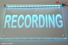 LED illuminating sign - promotional sign Recording