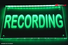LED illuminating sign - promotional sign Recording
