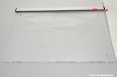 LED sign Handicapped WC Wheelchair user Pictogram Baby changing room with indirect LED lighting