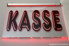 LED engraving information sign POSSE with indirect LED lighting New-Big-Design