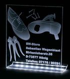 Shoemaker sign with company name text demand