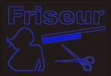LED Firmenschild Friseur No. 2
