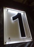 LED loading ramp Engraved label type EDEL 2parts