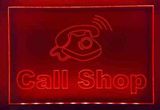 LED Gravur Leuchtschild - Werbeschild Call Shop