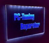 LED Gravur Leuchtschild - Werbeschild PC-Tuning-Reparatur